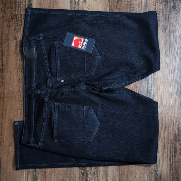 *NWT* Red Bull Distribution Co. Denim Relaxed Taper Size 32x32 In Dark Wash - Picture 8 of 13